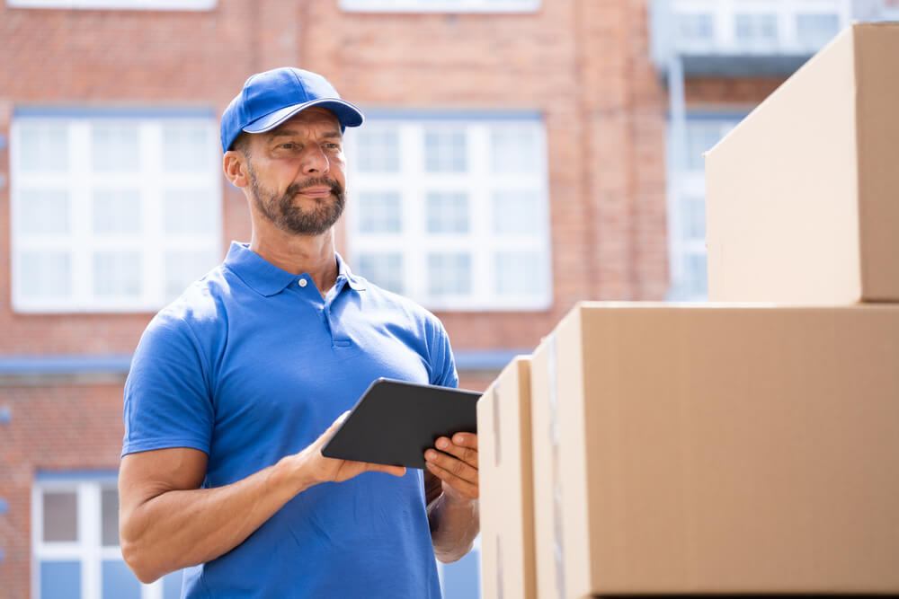 Apopka FL movers loading boxes into a truck
